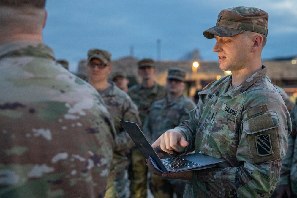 1-181st Field Artillery Regiment prepares for a training exercise