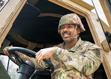 1-181st Field Artillery Regiment conducts preventive maintenance checks and services at Volunteer Training Site Catoosa, Georgia