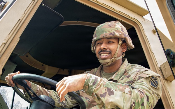 1-181st Field Artillery Regiment conducts preventive maintenance checks and services at Volunteer Training Site Catoosa, Georgia