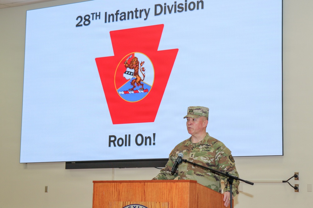 28th Infantry Division holds change of command