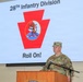 28th Infantry Division holds change of command
