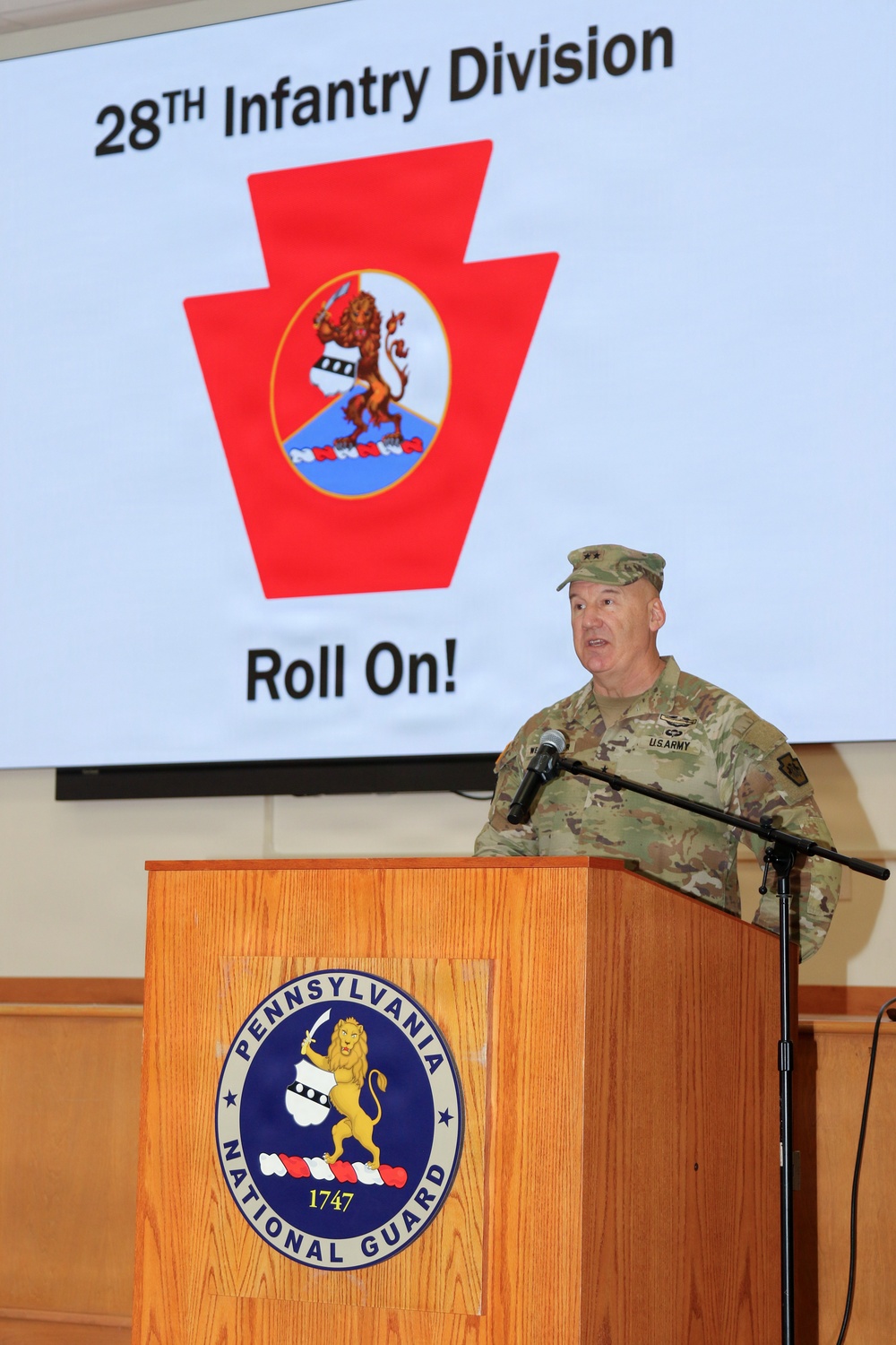 28th Infantry Division holds change of command