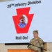 28th Infantry Division holds change of command