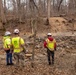 USACE Omaha District Rapid Response Technical Center of Expertise team assesses remediation areas at Potomac Interceptor collapse site
