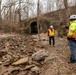 USACE Omaha District Rapid Response Technical Center of Expertise team assesses remediation areas at Potomac Interceptor collapse site