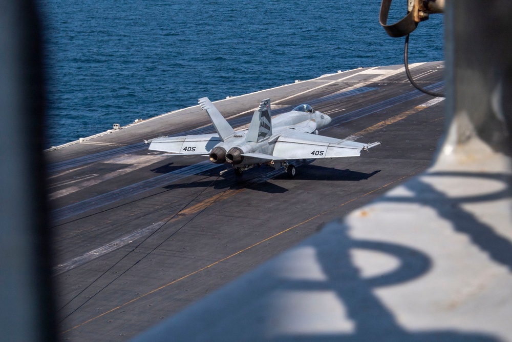 USS Abraham Lincoln Conducts Flight Operations in Support of Operation Epic Fury
