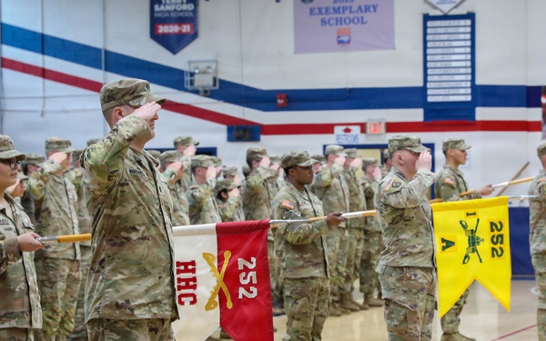 NCNG 1-252nd Armor Regiment Transitions to the 1-119th Infantry Regiment