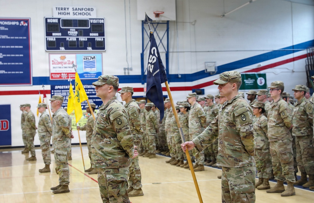 NCNG 1-252nd Armor Regiment Transitions to the 1-119th Infantry Regiment
