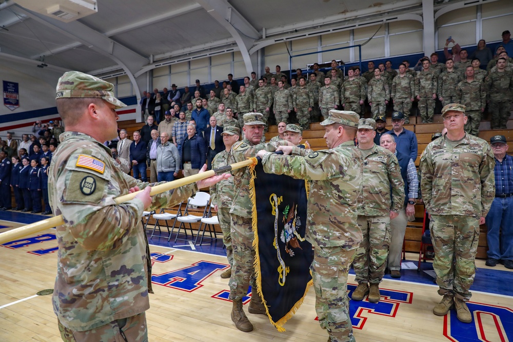 NCNG 1-252nd Armor Regiment Transitions to the 1-119th Infantry Regiment