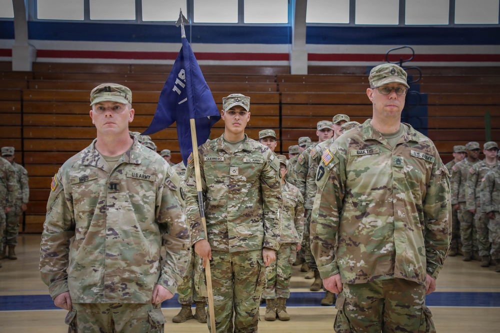 NCNG 1-252nd Armor Regiment Transitions to the 1-119th Infantry Regiment