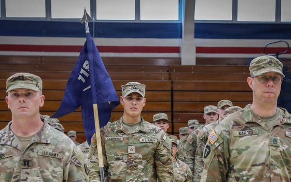 NCNG 1-252nd Armor Regiment Transitions to the 1-119th Infantry Regiment