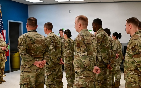 513th Command Team Visits the 513th Maintenance Squadron