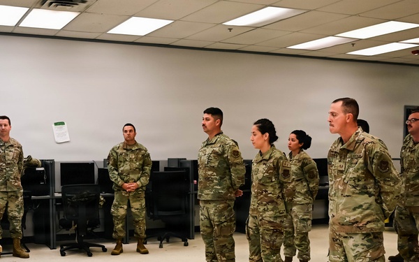 513th Command Team Visits the 513th Maintenance Squadron