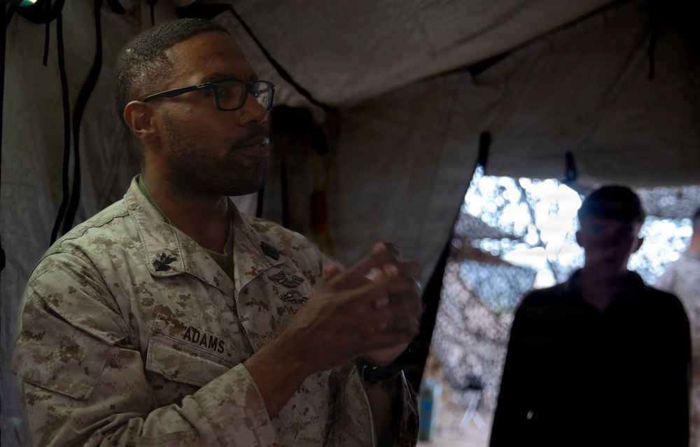 The 7th Marine Regiment provides casualty care refresher training