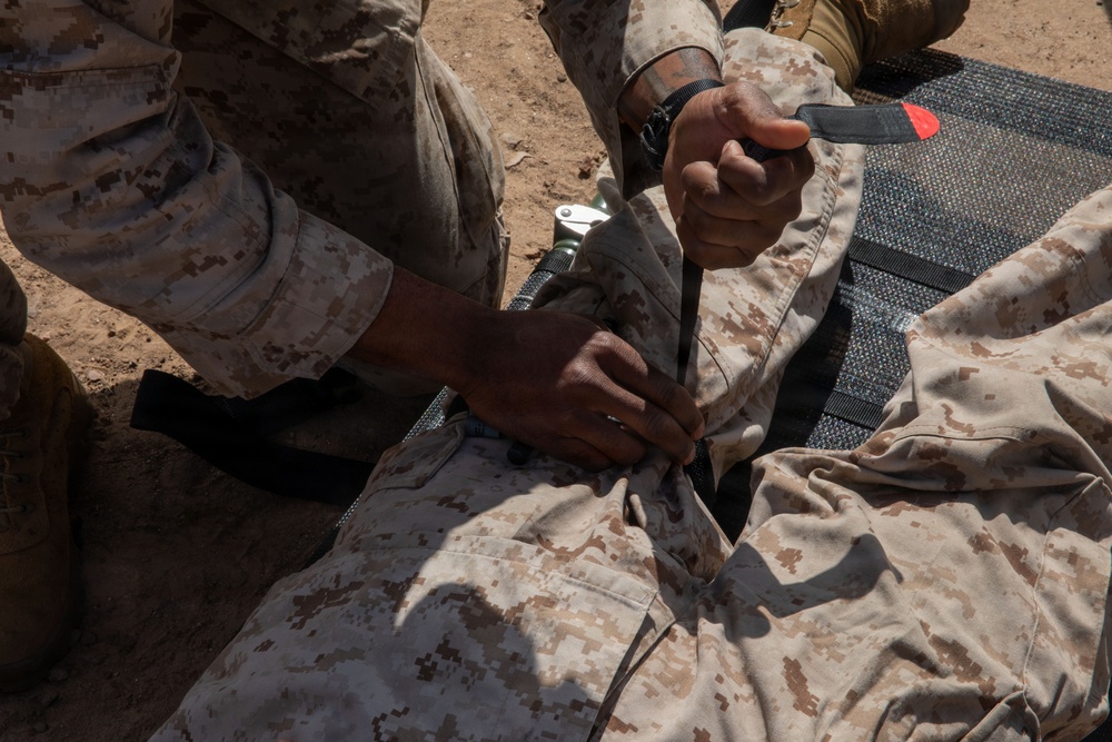 The 7th Marine Regiment provides casualty care refresher training
