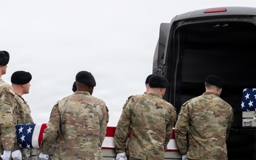 Army Sgt. 1st Class Noah L. Tietjens honored in dignified transfer March 7