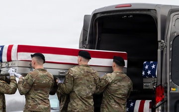 Army Sgt. Declan J. Coady honored in dignified transfer March 7