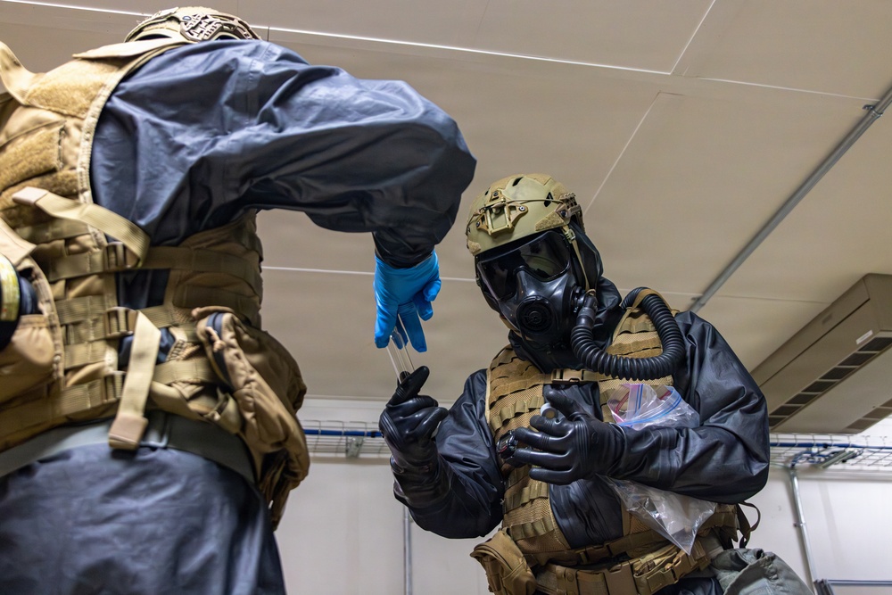 ARCTIC EDGE 2026: CBIRF conducts analytic sample training