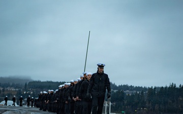 USS Nimitz Final Bremerton Departure