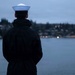 Nimitz Sailors Man the Rails Departing Naval Base Kitsap Bremerton for the Final Time
