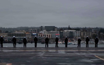 USS Nimitz Conducts Milestone Departure from Naval Base Kitsap