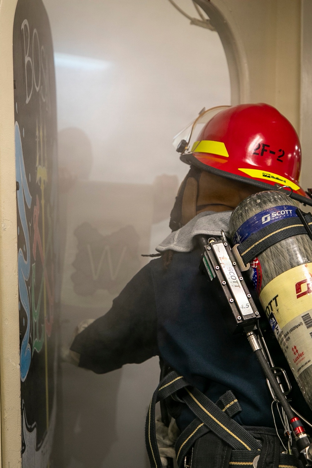 USS Tripoli Conducts Damage Control Drill