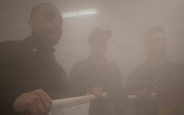 USS Tripoli Conducts Damage Control Drill