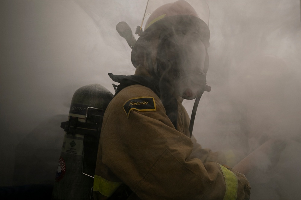 USS Tripoli Conducts Damage Control Drill