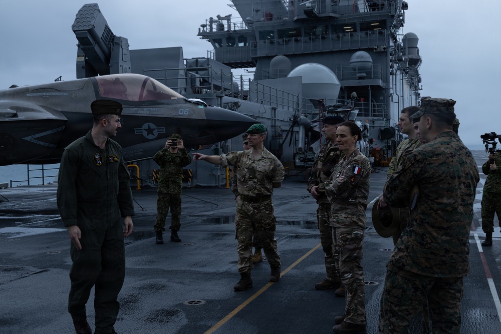 U.S. allies aboard the USS Tripoli
