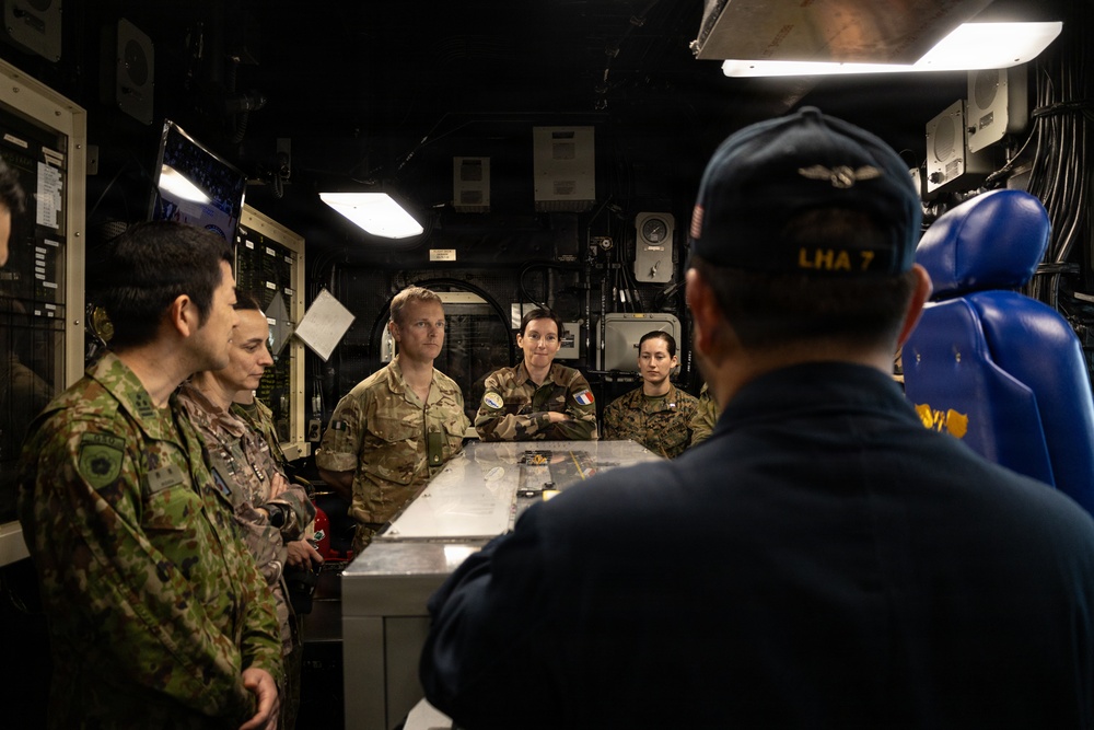 U.S. allies aboard the USS Tripoli