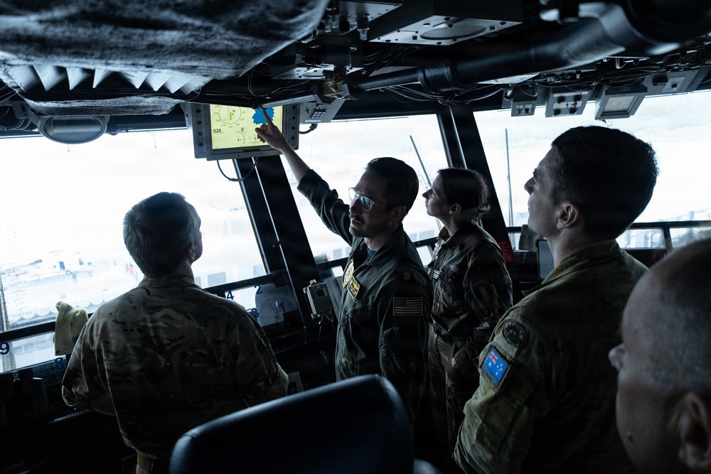 U.S. allies aboard the USS Tripoli