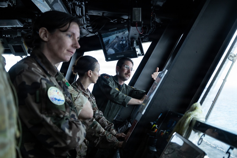 U.S. allies aboard the USS Tripoli