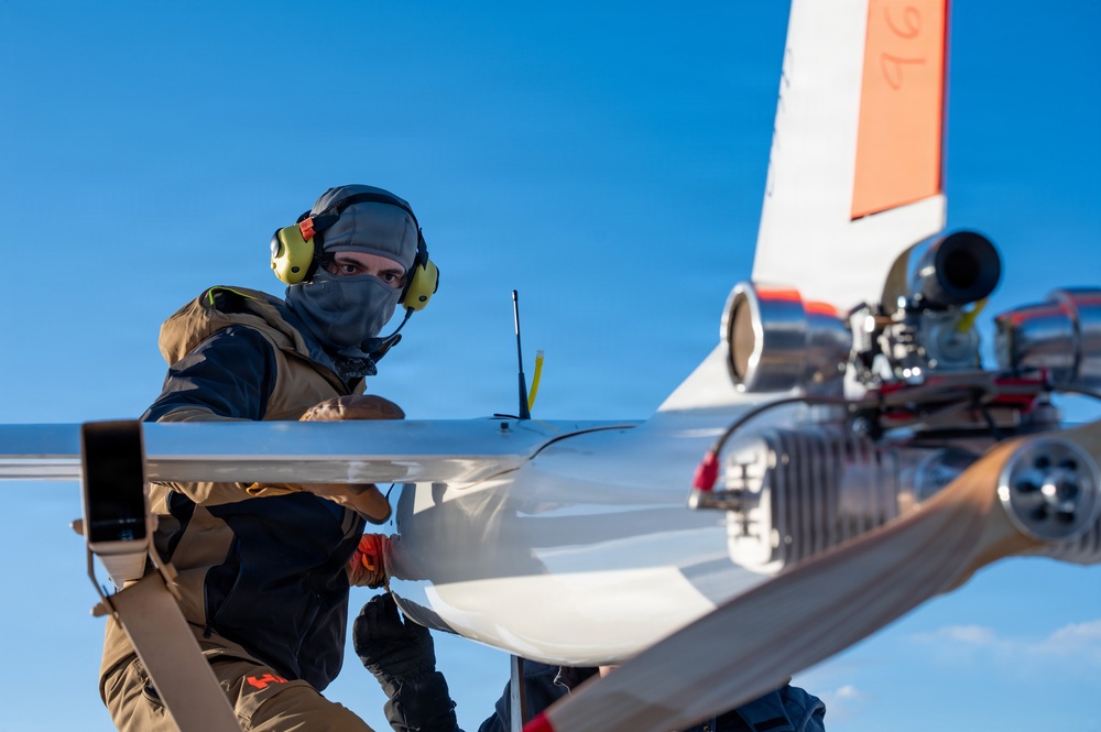 ARCTIC EDGE 2026: UAS launch for Stinger live-fire training