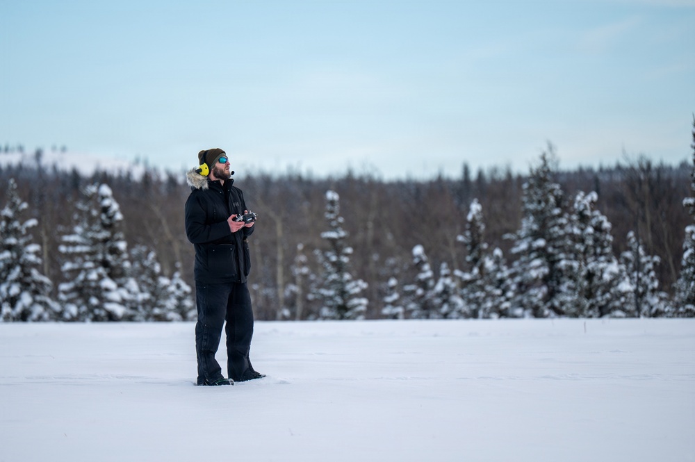 ARCTIC EDGE 2026: UAS launch for Stinger live-fire training