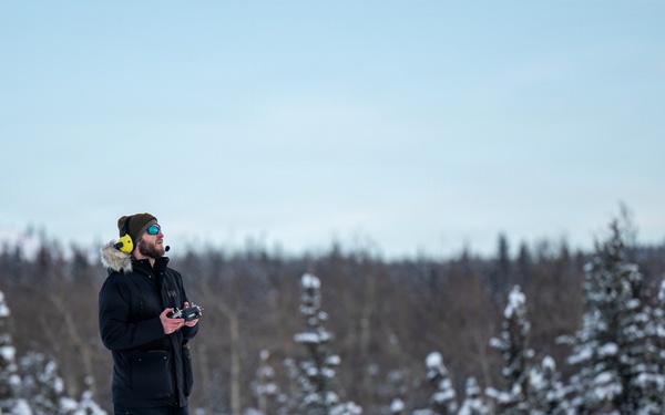 ARCTIC EDGE 2026: UAS launch for Stinger live-fire training