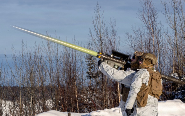 US Marines conduct OP6 Stinger live-fire exercise during ARCTIC EDGE 2026