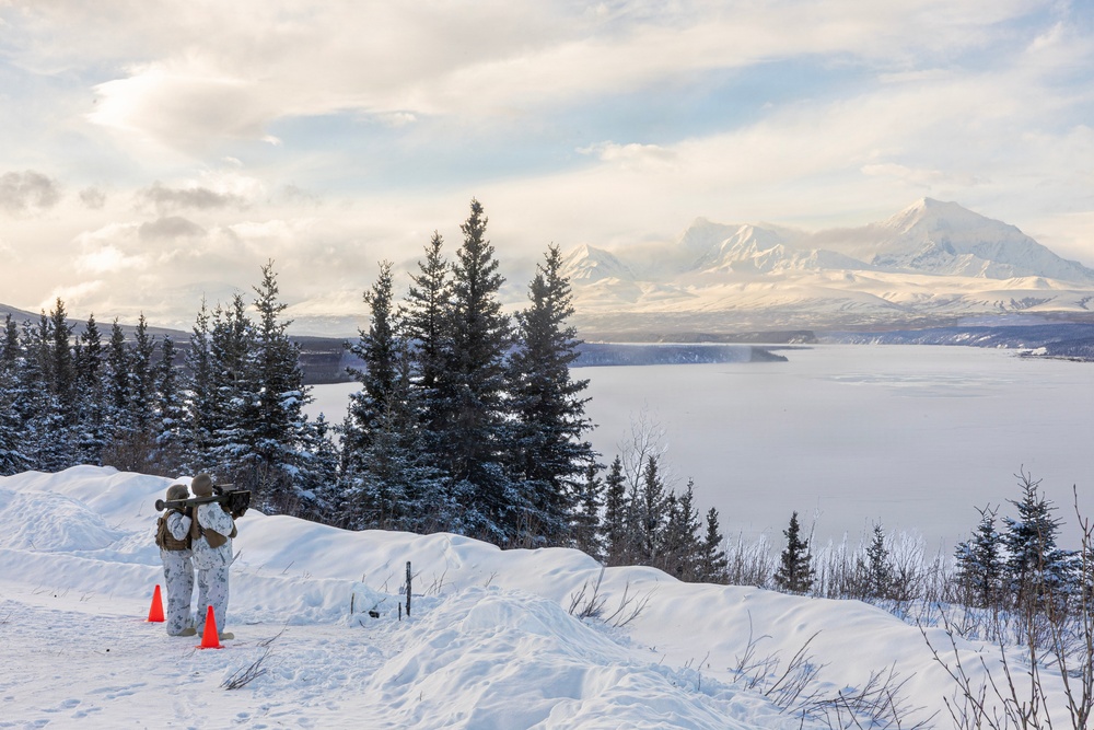 US Marines conduct OP6 Stinger live-fire exercise during ARCTIC EDGE 2026