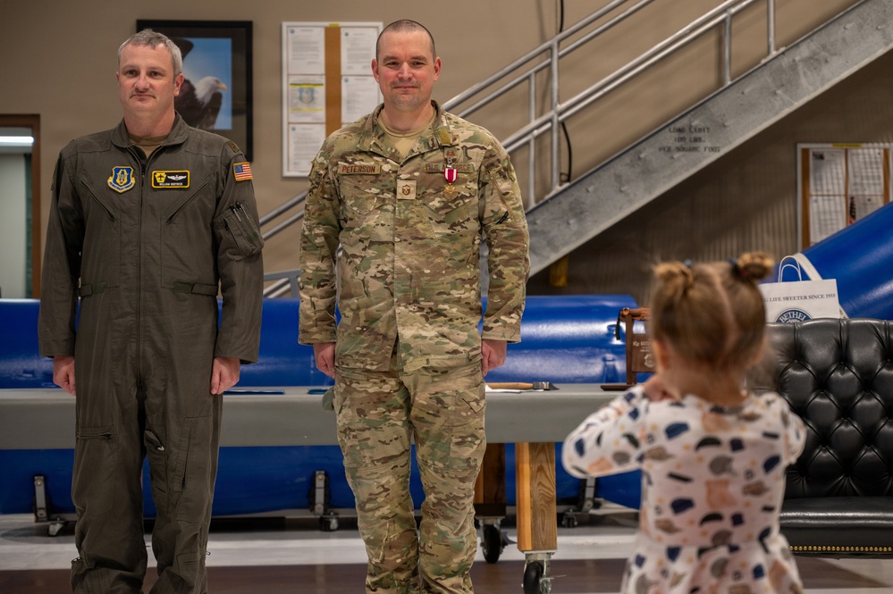 Master Sgt. Peterson retirement ceremony