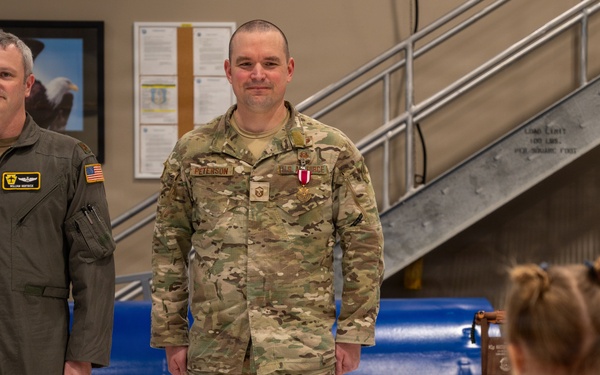 Master Sgt. Peterson retirement ceremony