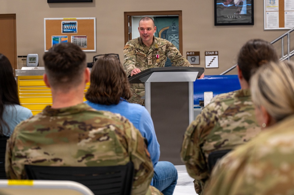 Master Sgt. Peterson retirement ceremony