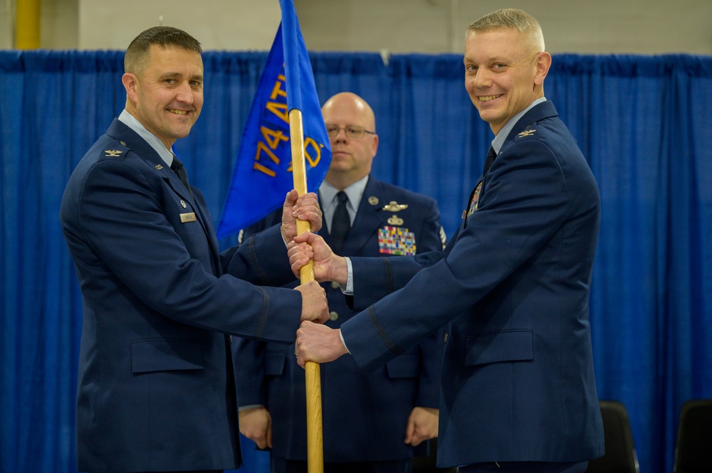 174th Operations Group conducts change of command ceremony