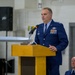 Col. Seth Anderson speaks after assuming command of the 174th Operations Group