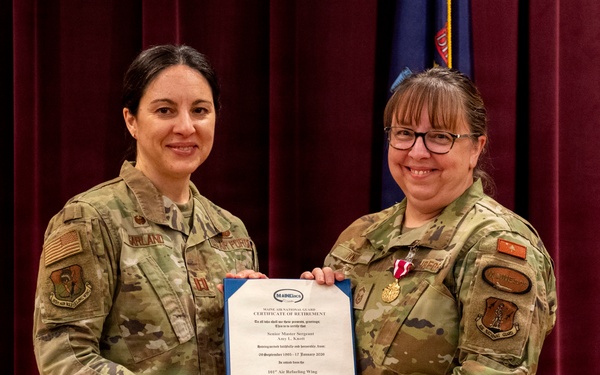 SMSgt. Amy Knott Retirement