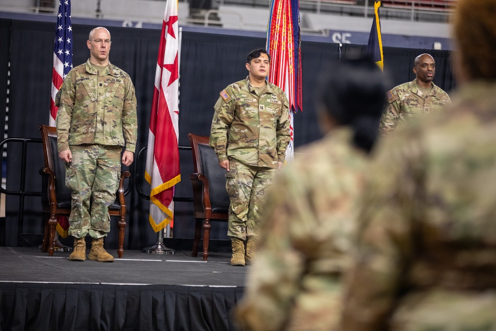 Capt. Demaron McFarlane Transfers Command to Capt. Benjamin Augello in Change of Command Ceremony