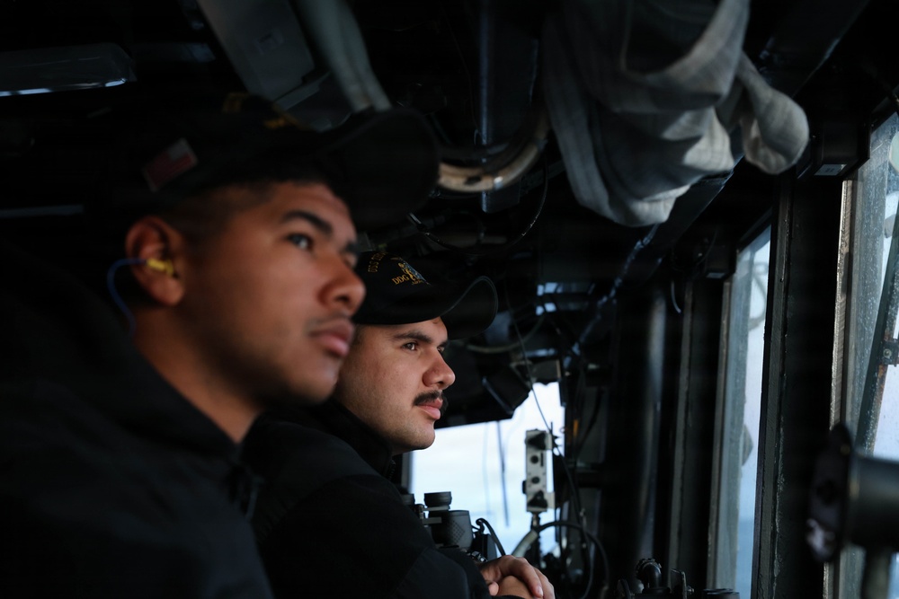 USS Thomas Hudner (DDG 116) supports Operation Epic Fury