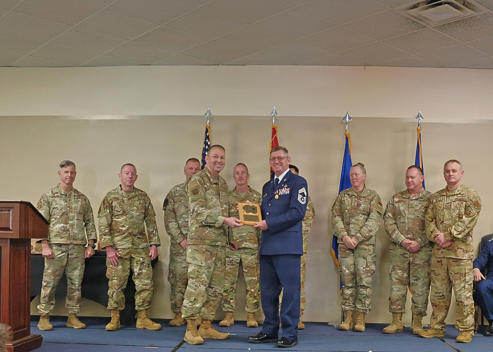 188th Wing honors Chief Master Sgt. Marcus Booker’s career of service and leadership