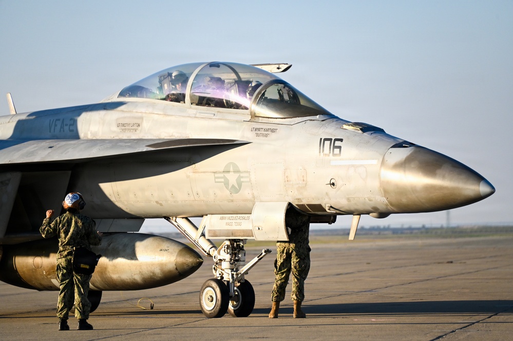 U.S. Navy Aircraft Arrive at Moffett Field for SBLX Week