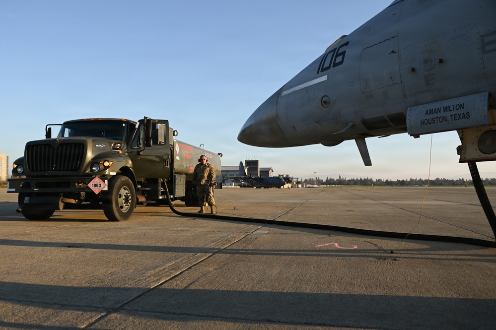 U.S. Navy Aircraft Arrive at Moffett Field for SBLX Week