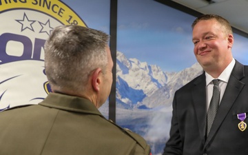 Former Colorado Army National Guard member awarded Purple Heart