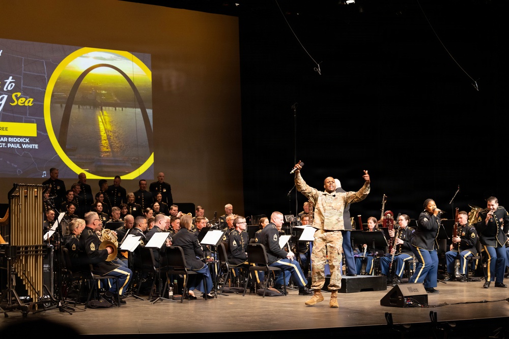 Snapshots from The U.S. Army Field Band 2026 Spring Tour